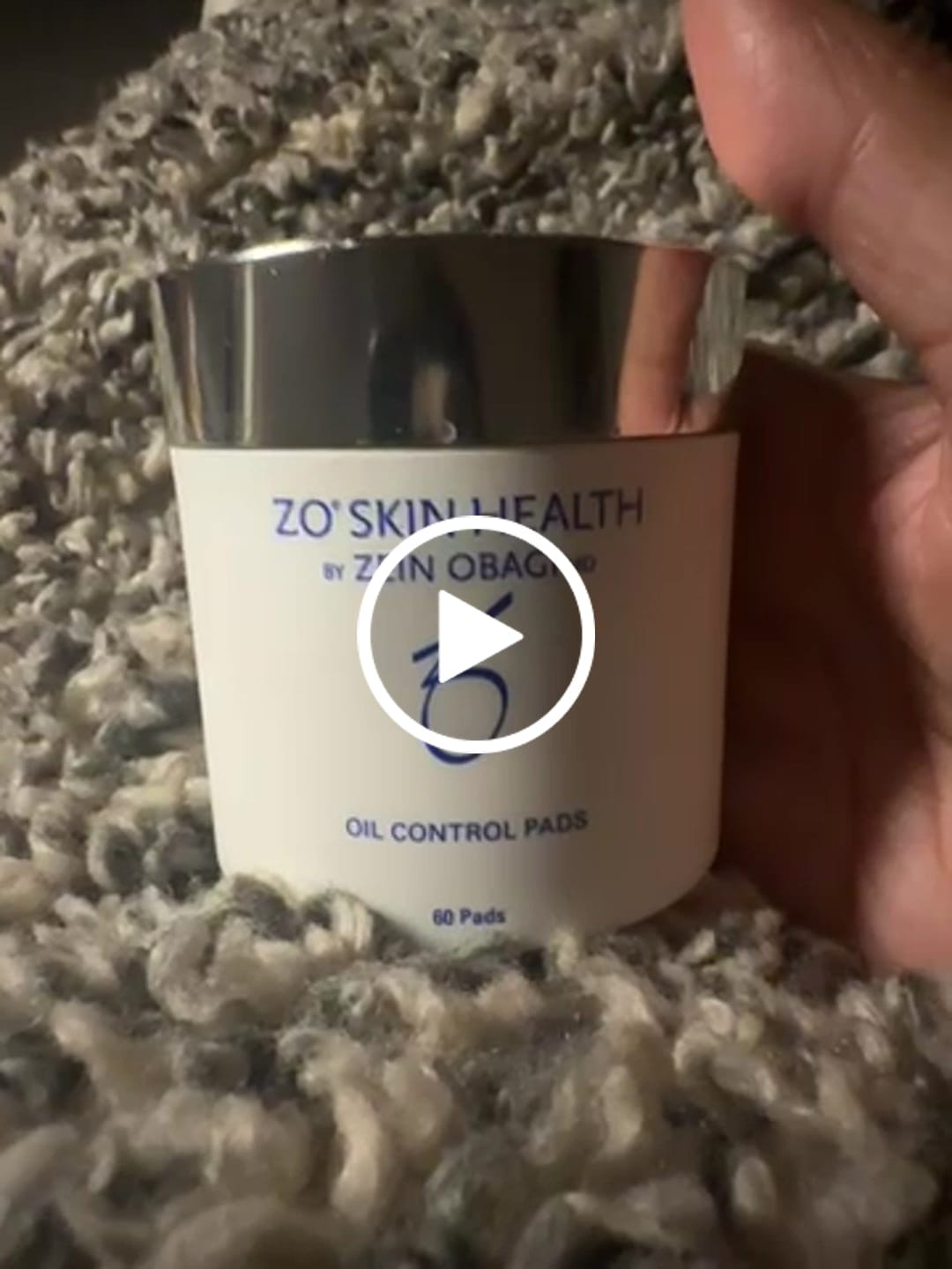 Customer video review of ZO OIL CONTROL PADS (60 pads)