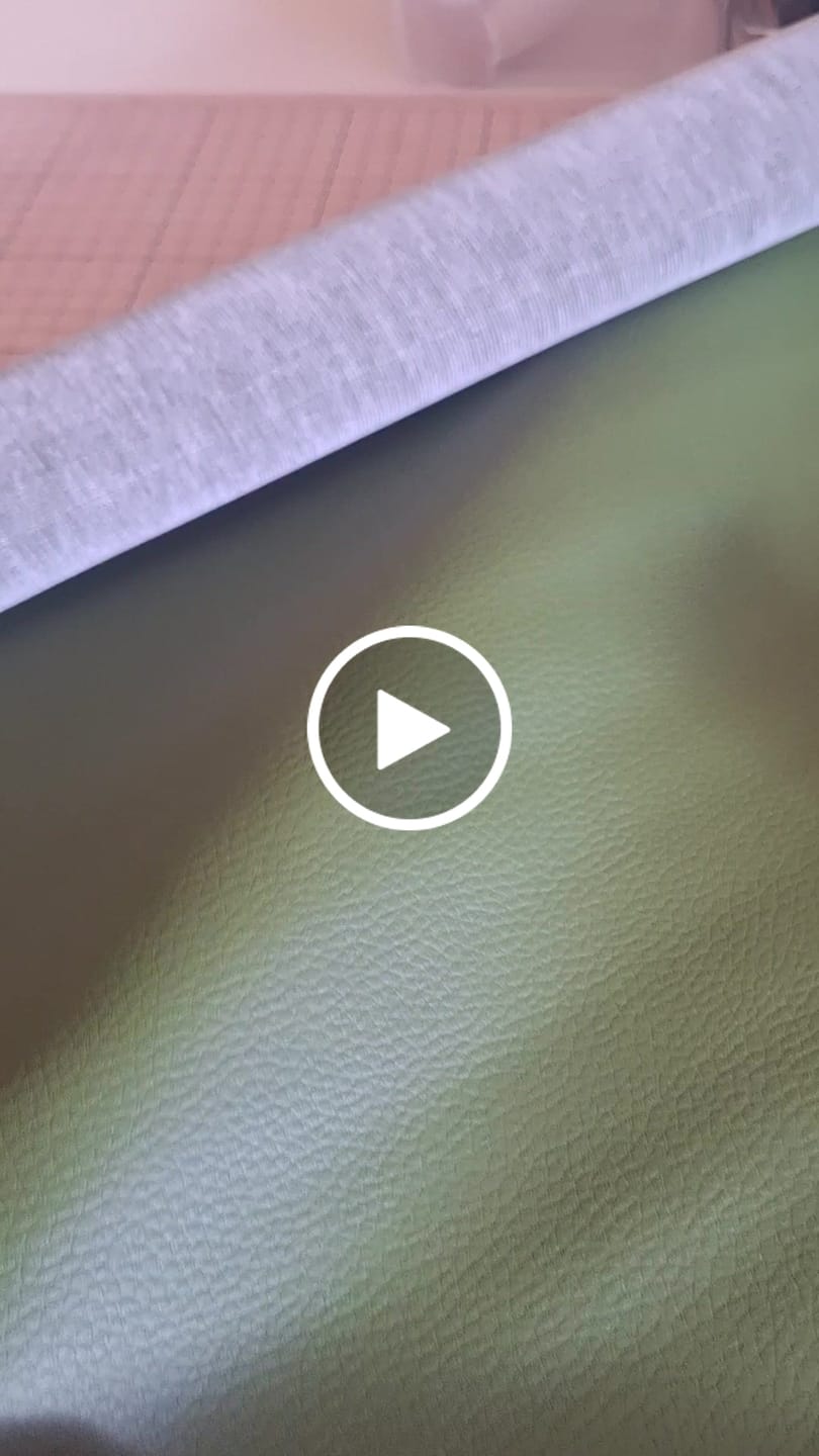 Customer video review of DOLLARO 0.8MM COM FUNDO DE MALHA COR VERDE MUSGO