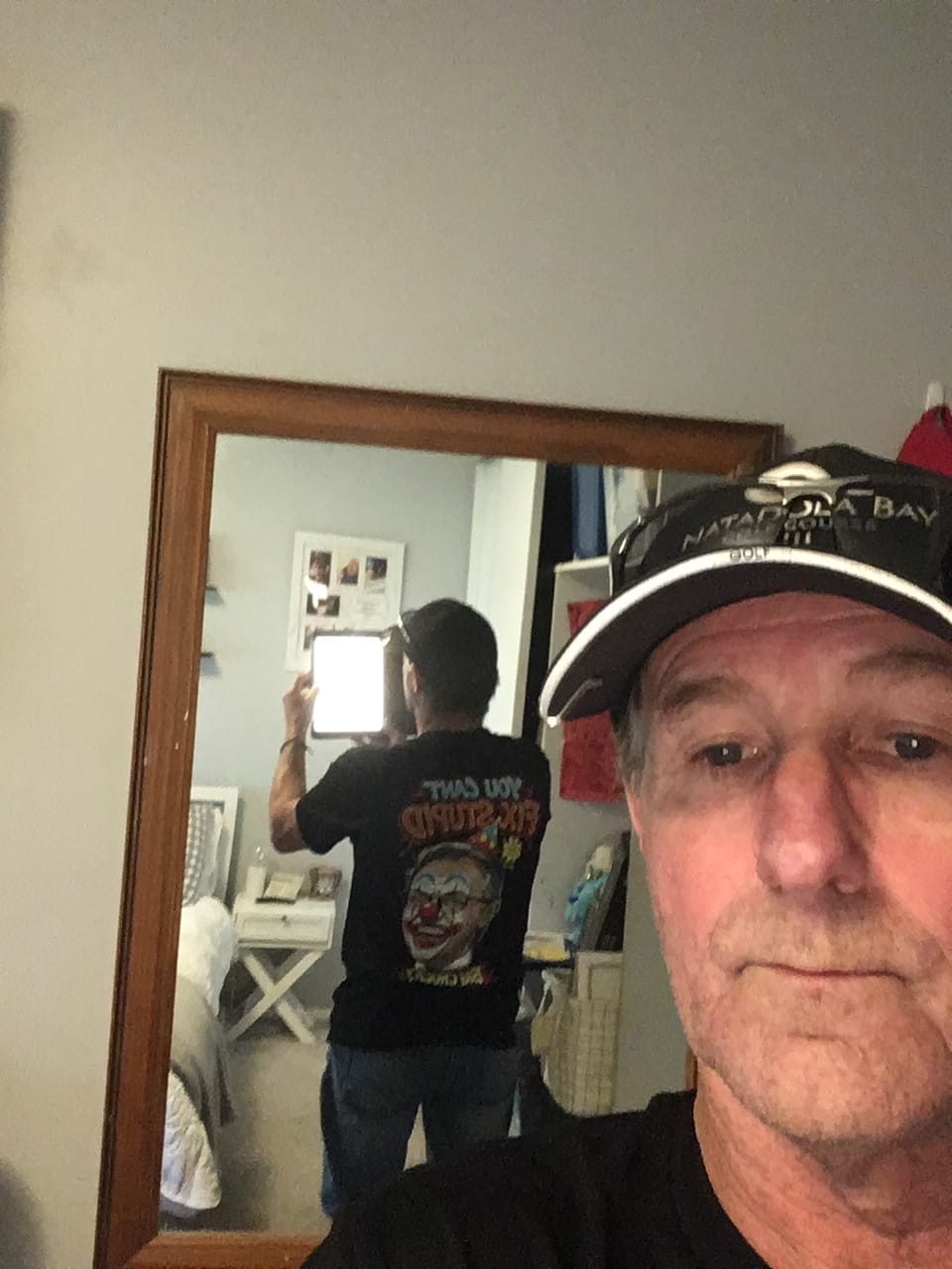 Customer photo review of Big Chocky: Clown Show Tee