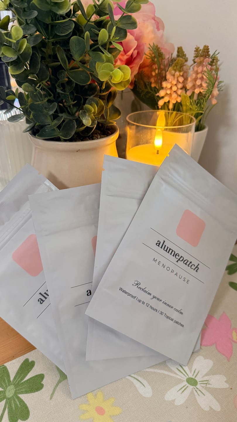 Customer photo review of alumepatch menopause patch