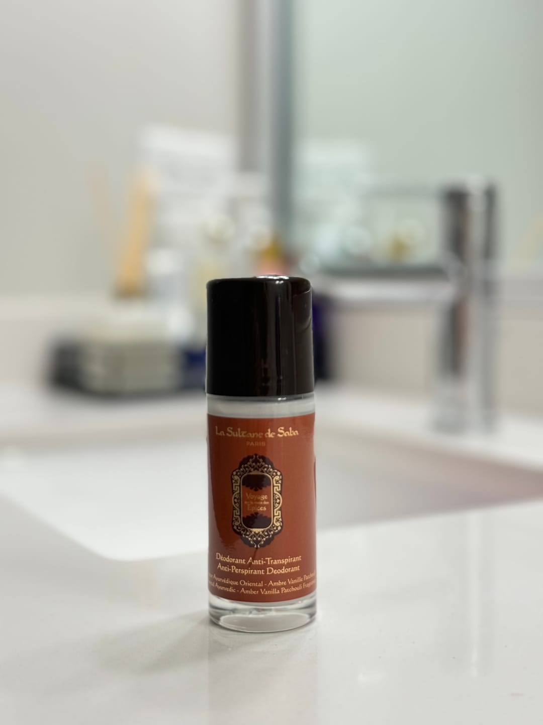 Customer photo review of Deodorant - Ayurvedic Treatment - Amber Vanilla Patchouli Journey To The Spices Route