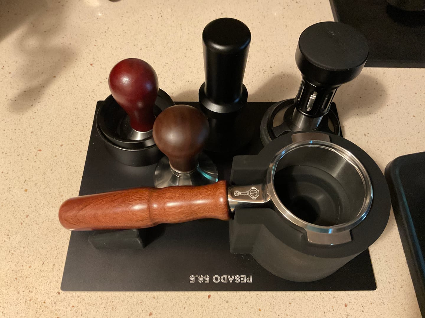 Customer photo review of Pesado Portafilter Tamping Station