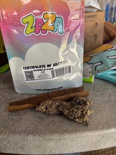 Customer photo review of Bubble Yum - 4 Grams - Indica