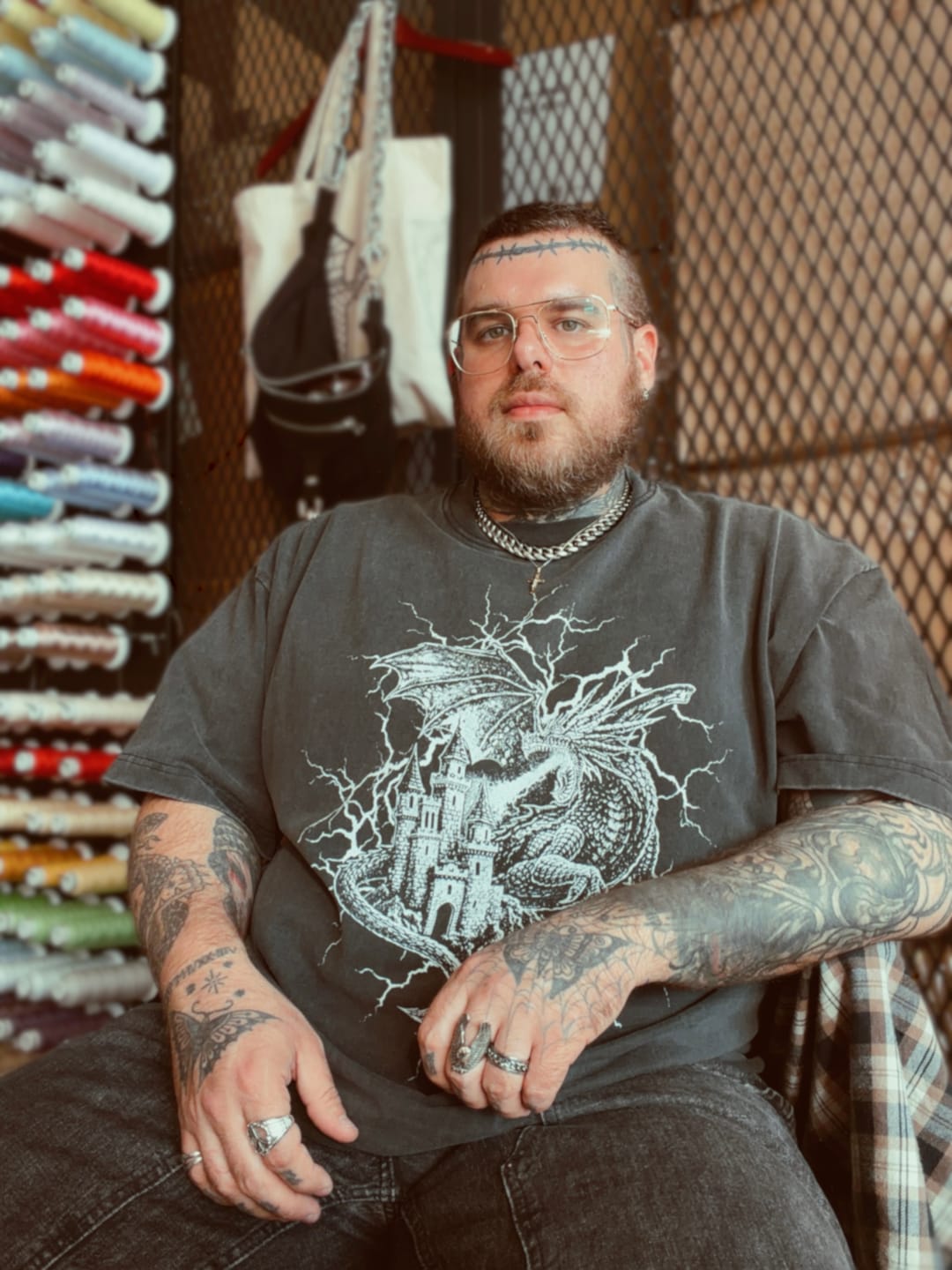 Customer photo review of Dragon Oversized Tee