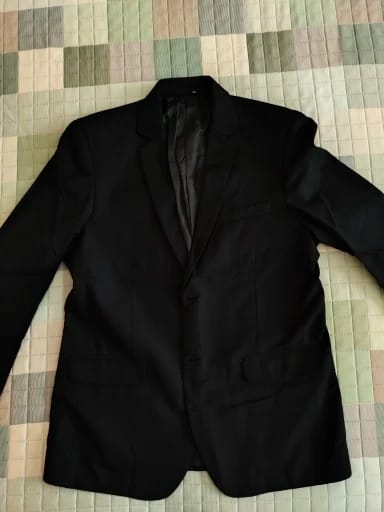 Customer photo review of Blazer New Men's Fashion Business Solid Color British Style Professional Work Groom Wedding Dress Best Man Blazer Jacket