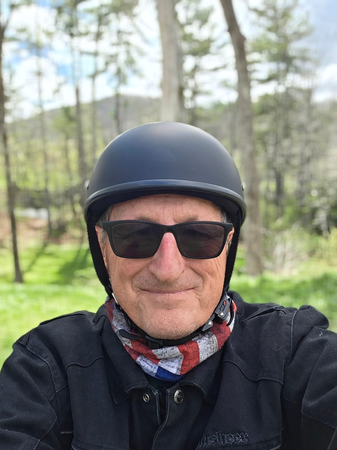 Customer photo review of Smallest & Lightest DOT Beanie Helmet - Matte Black