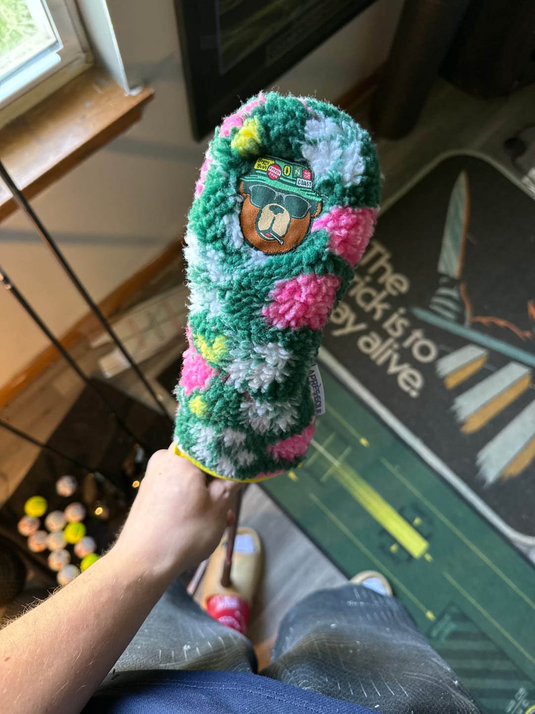 Customer photo review of Bogey the Patron Sherpa Headcovers