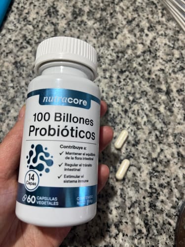 Customer photo review of Probióticos 100 Billones