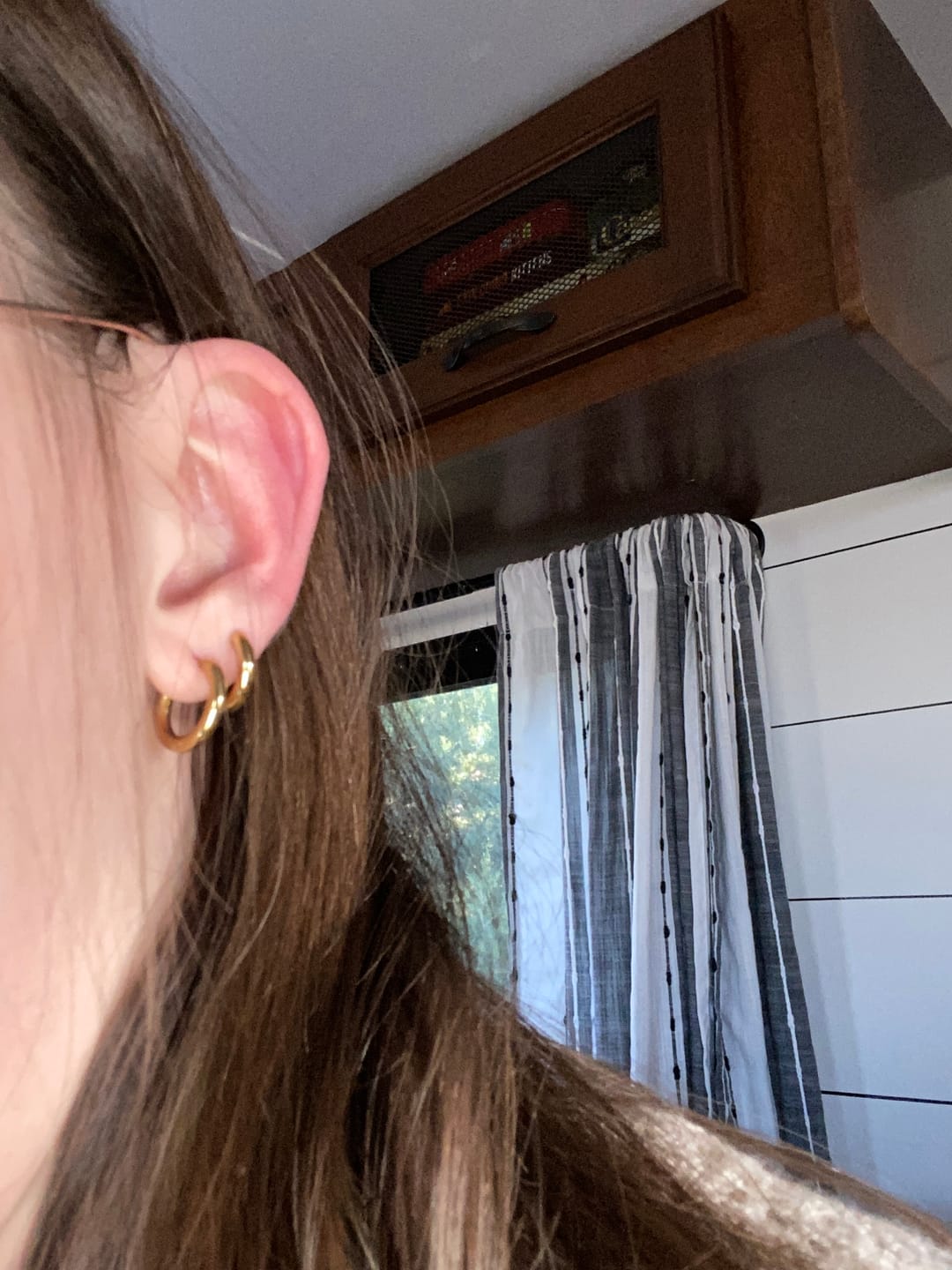 Customer photo review of Gold Trio Mini Hoop Set