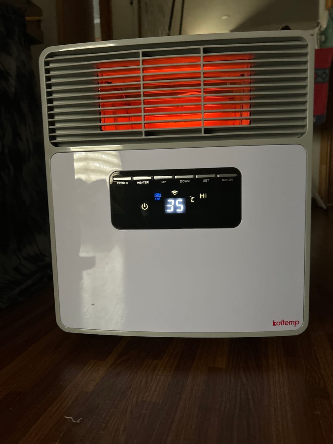 Customer photo review of Estufa Eléctrica Infrarroja Kaltemp IR04 Wifi Bajo Consumo | 60m2