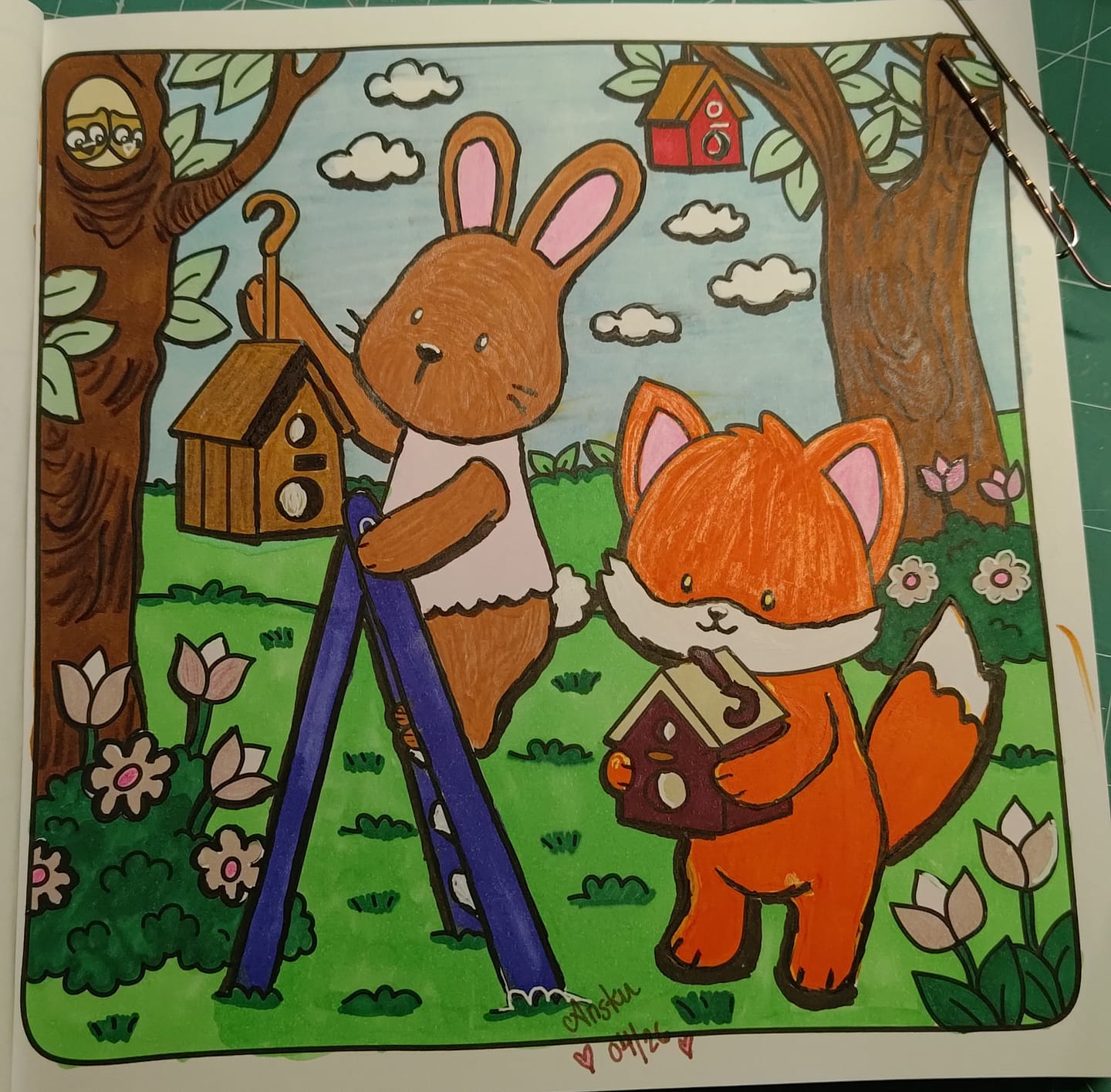 Customer photo review of Ohuhu Halawa Series 72 Colors Oil-based Colored Pencils