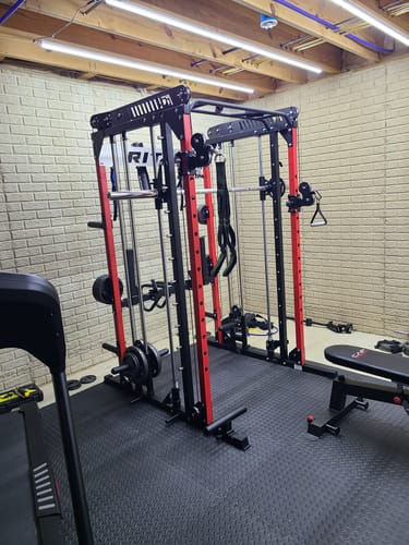 Customer photo review of RitFit M1 PRO Multi-Functional Smith Machine with Cable Crossover System and Squat Rack for Home Gym