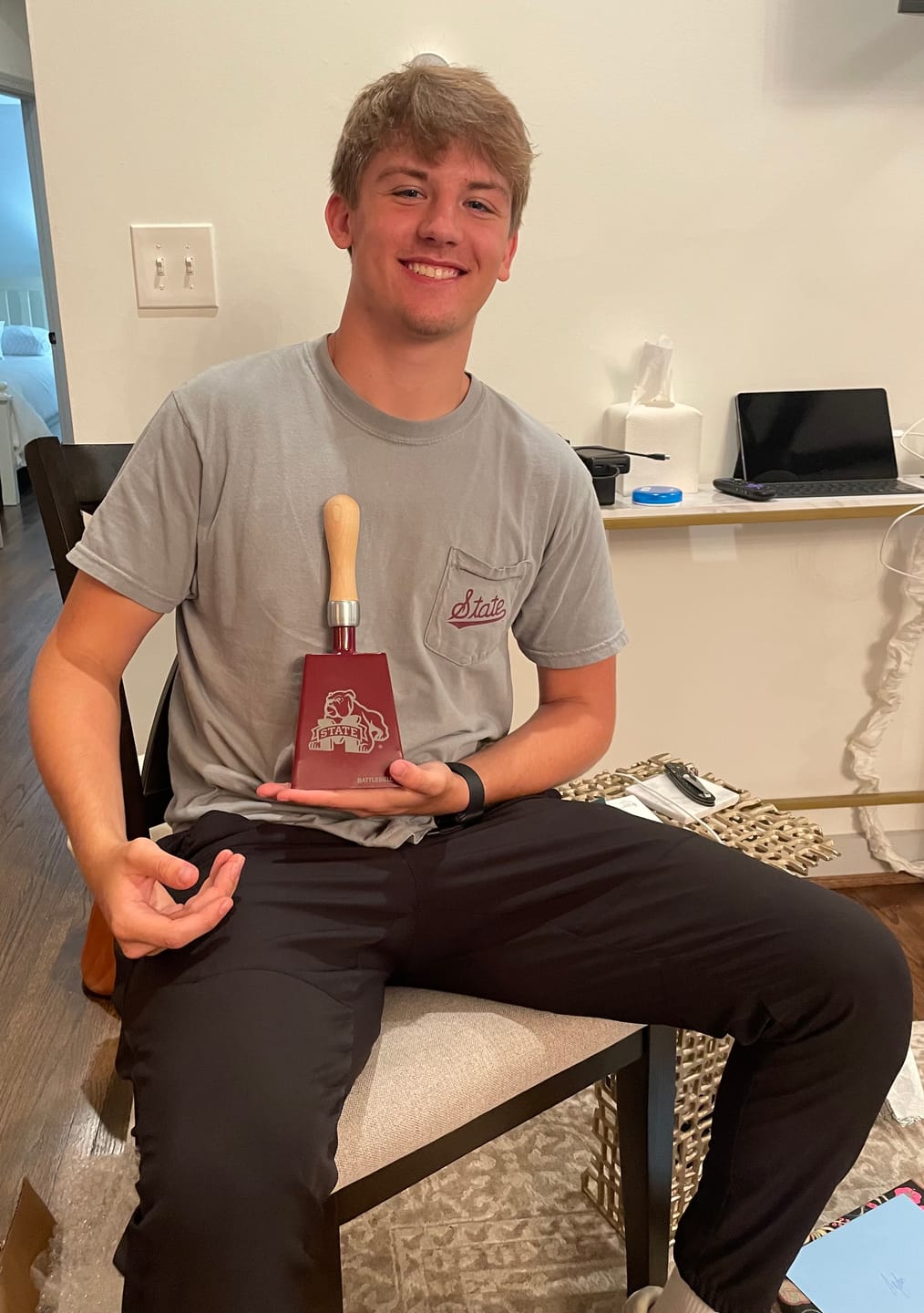 Customer photo review of MSU Bulldog BattleBell