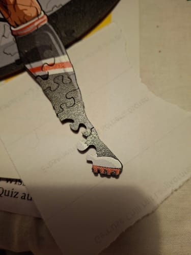Customer photo review of Cristiano Ronaldo - Holzpuzzle