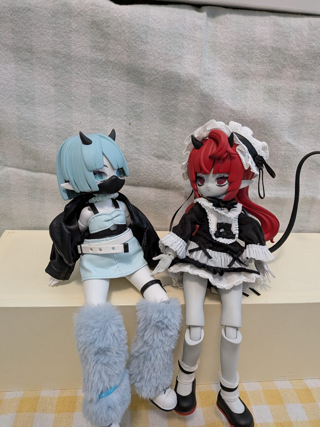 Customer photo review of Cooze Devil Horns Series 1/8 Action Figure BJD Blind Box