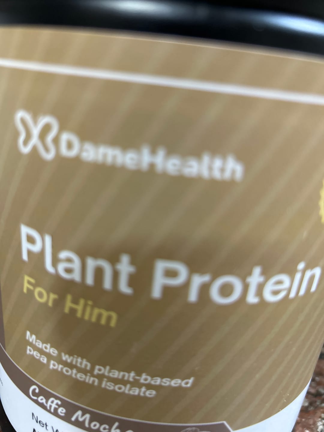 Customer photo review of Plant Protein l All Natural Protein for Men