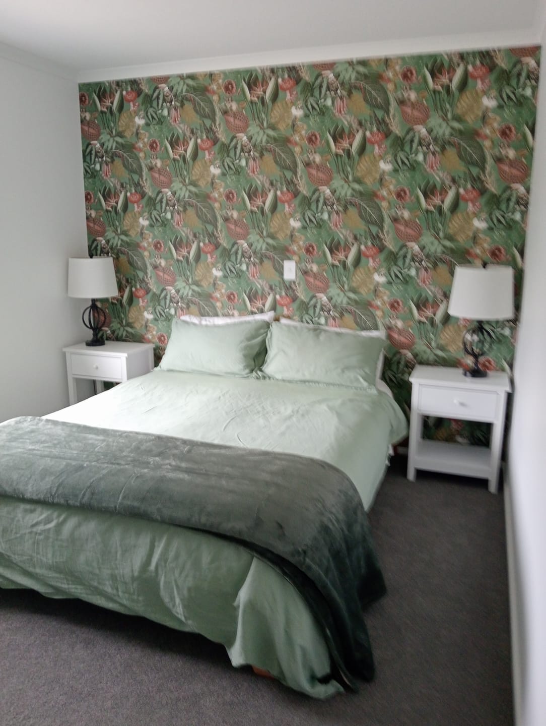 Customer photo review of Reverie Wonderland Wallpaper - Sage