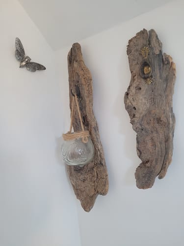 Customer photo review of Silver Effect Wall Mounted Bee