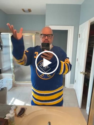 Customer video review of Men's Buffalo Sabres Rasmus Dahlin #26 Fanatics Royal Home Breakaway Jersey