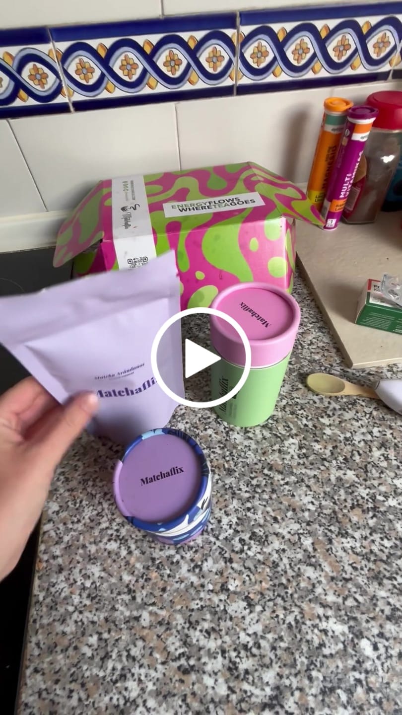Customer video review of Té Matcha Premium Arándanos