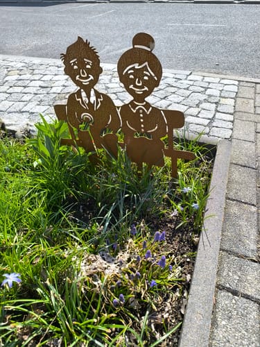 Customer photo review of Gartenstecker Oma & Opa