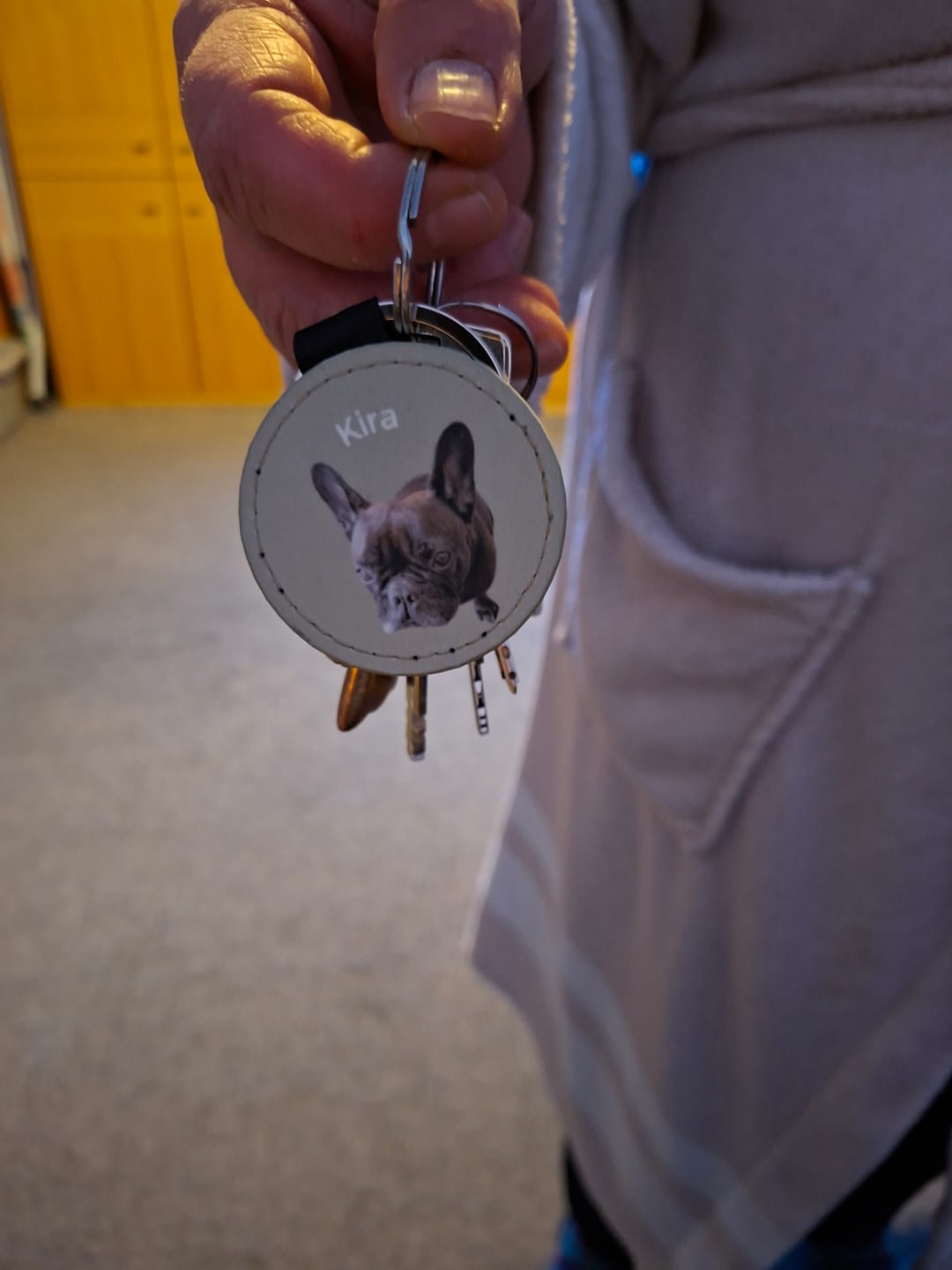 Customer photo review of Personalisierter Schlüsselanhänger - Haustierportrait