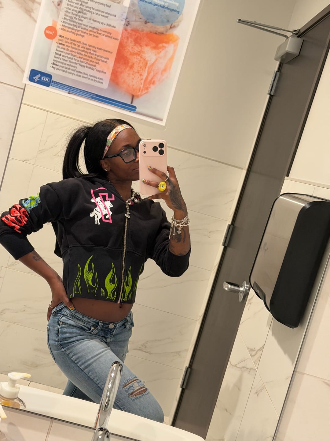 Customer photo review of 5 YEAR CORSET HOODIE