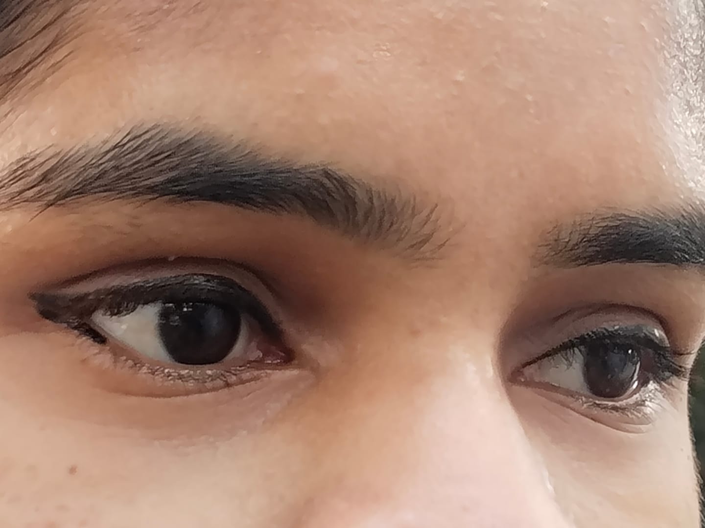 Customer photo review of Matte Eyeliner (Smudge-Proof | Matte Finish | All-Day Hold)