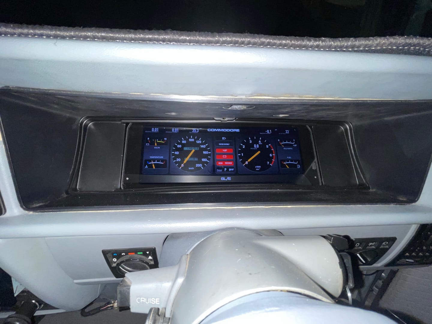 Customer photo review of Holden Commodore VB, VC, VH Dash Cluster Mount