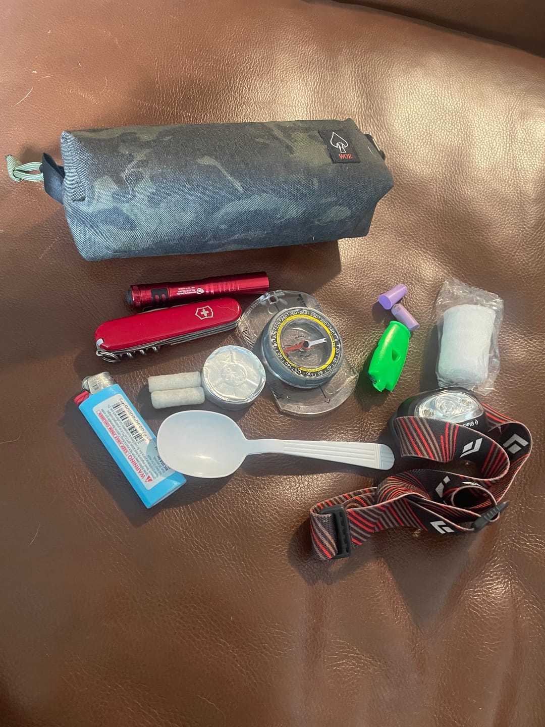 Customer photo review of The W.O.E. X-Pac Strap Pouch