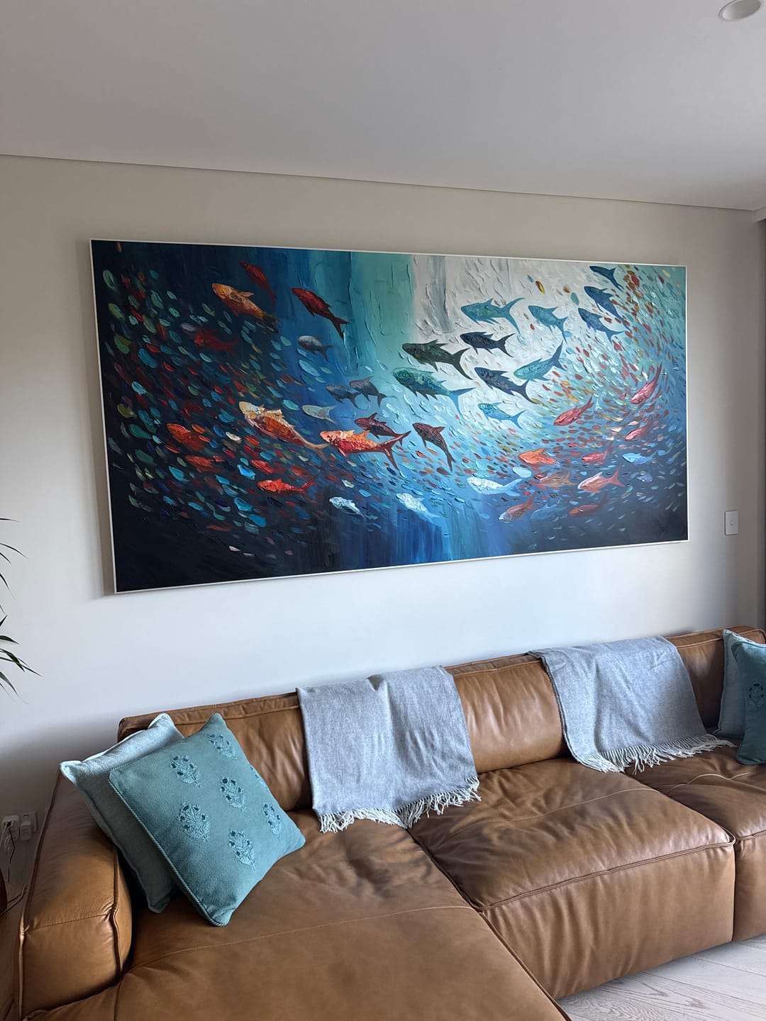 Customer photo review of Animal Canvas Art Painting #AC026