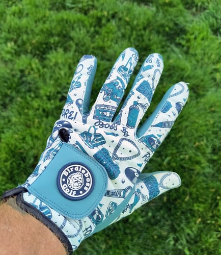 Customer photo review of Straight Outta Bounds Glove Blue