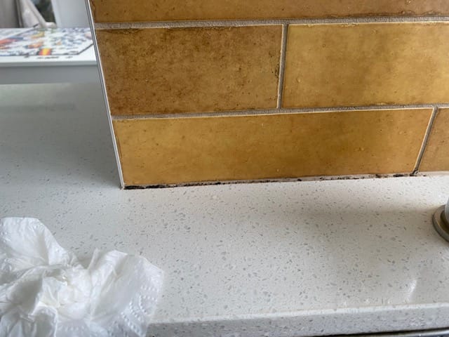 Customer photo review of GLASSGUARD™ Miracle Mould Removal Gel