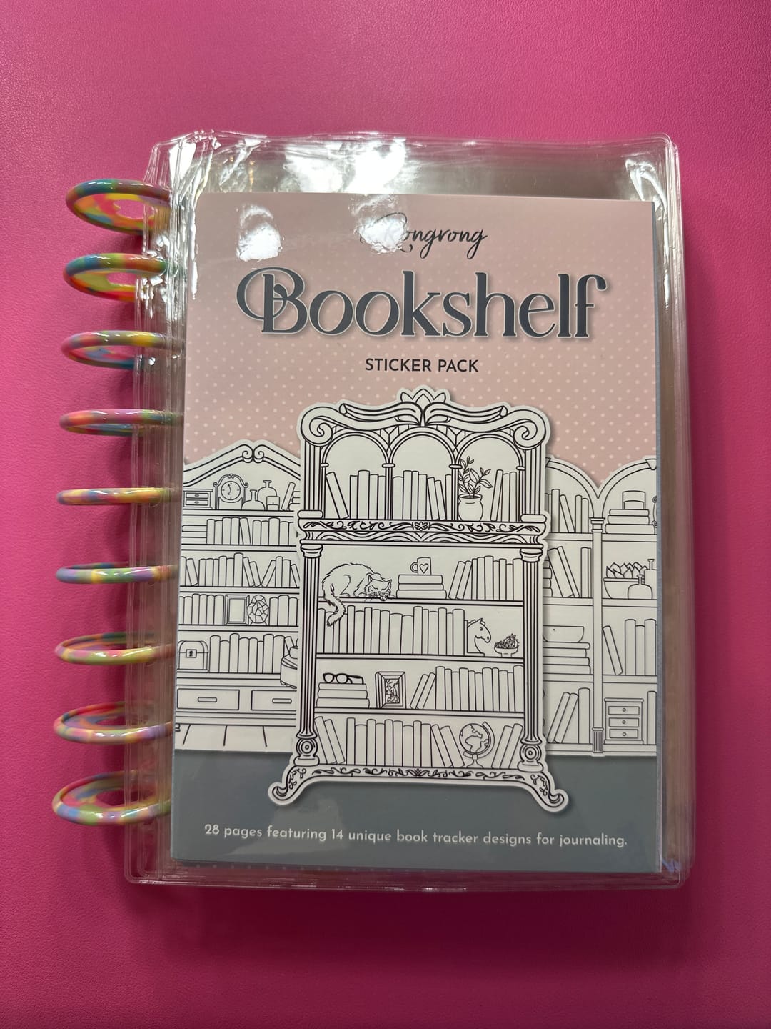 Customer photo review of All Bookshelves Sticker Pack