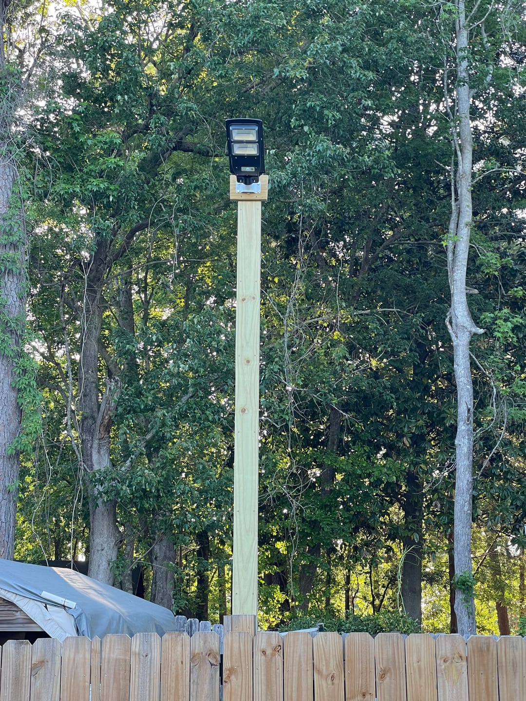 Customer photo review of 60W Solar Street Light 6000 Lumens