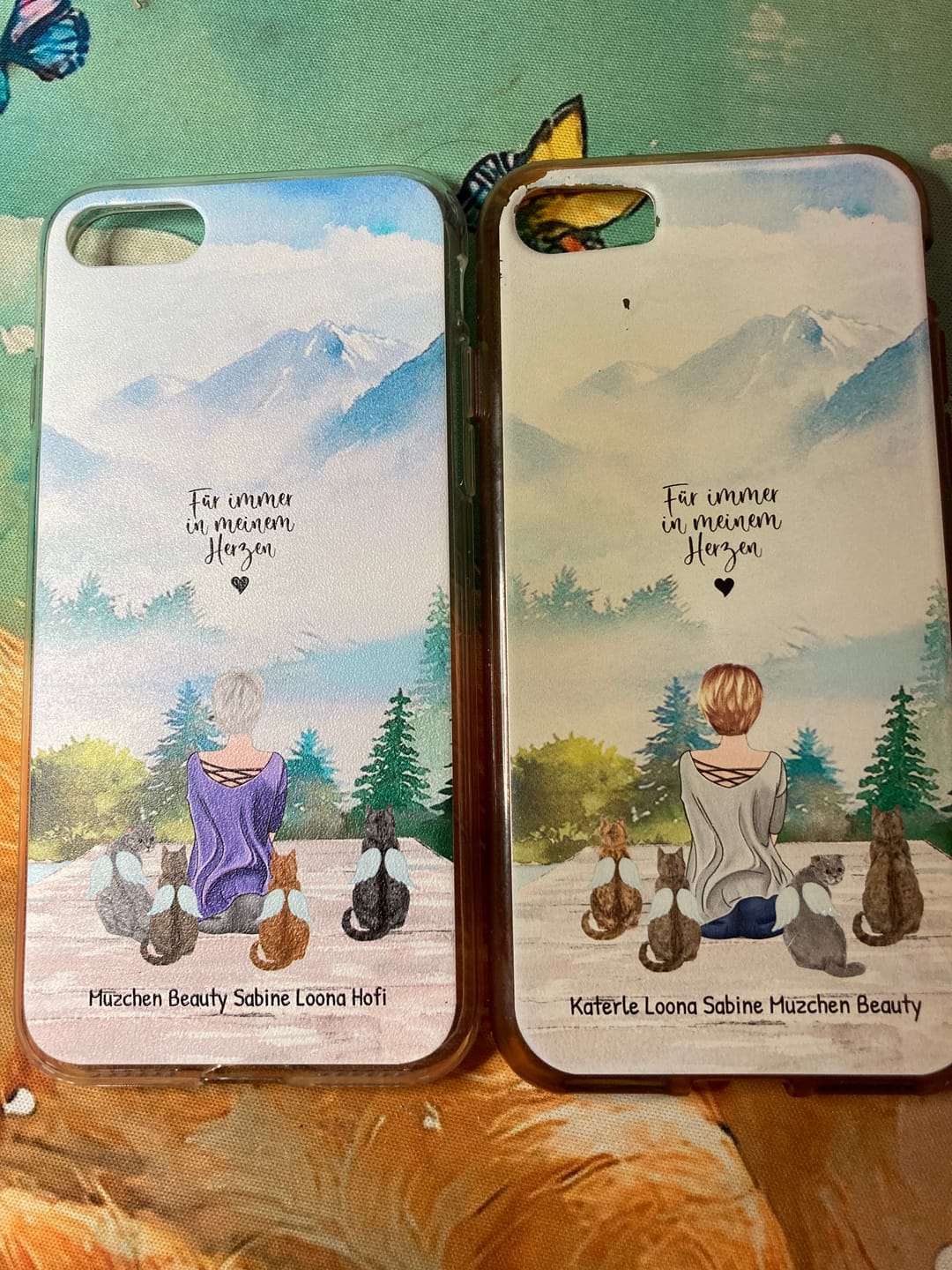Customer photo review of Personalisierte Handyhülle - Unterwegs mit Haustier