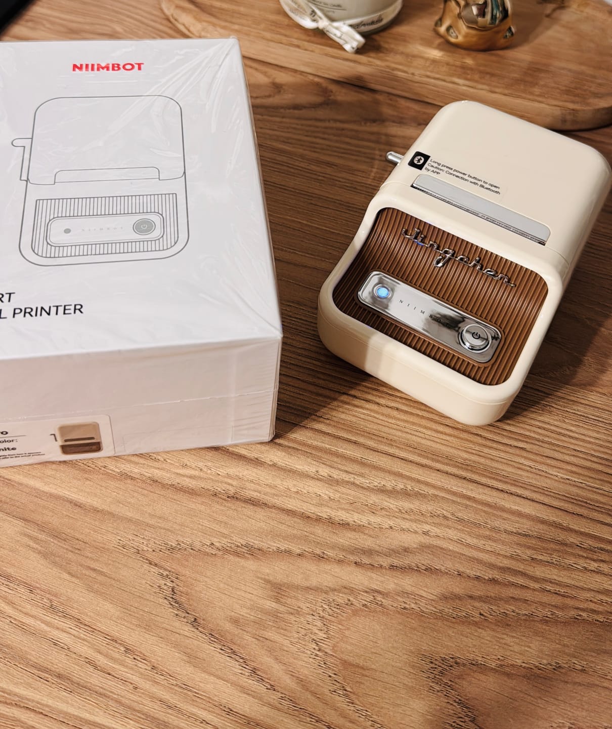 Customer photo review of Clear Label Tape for B21, B1, B3S