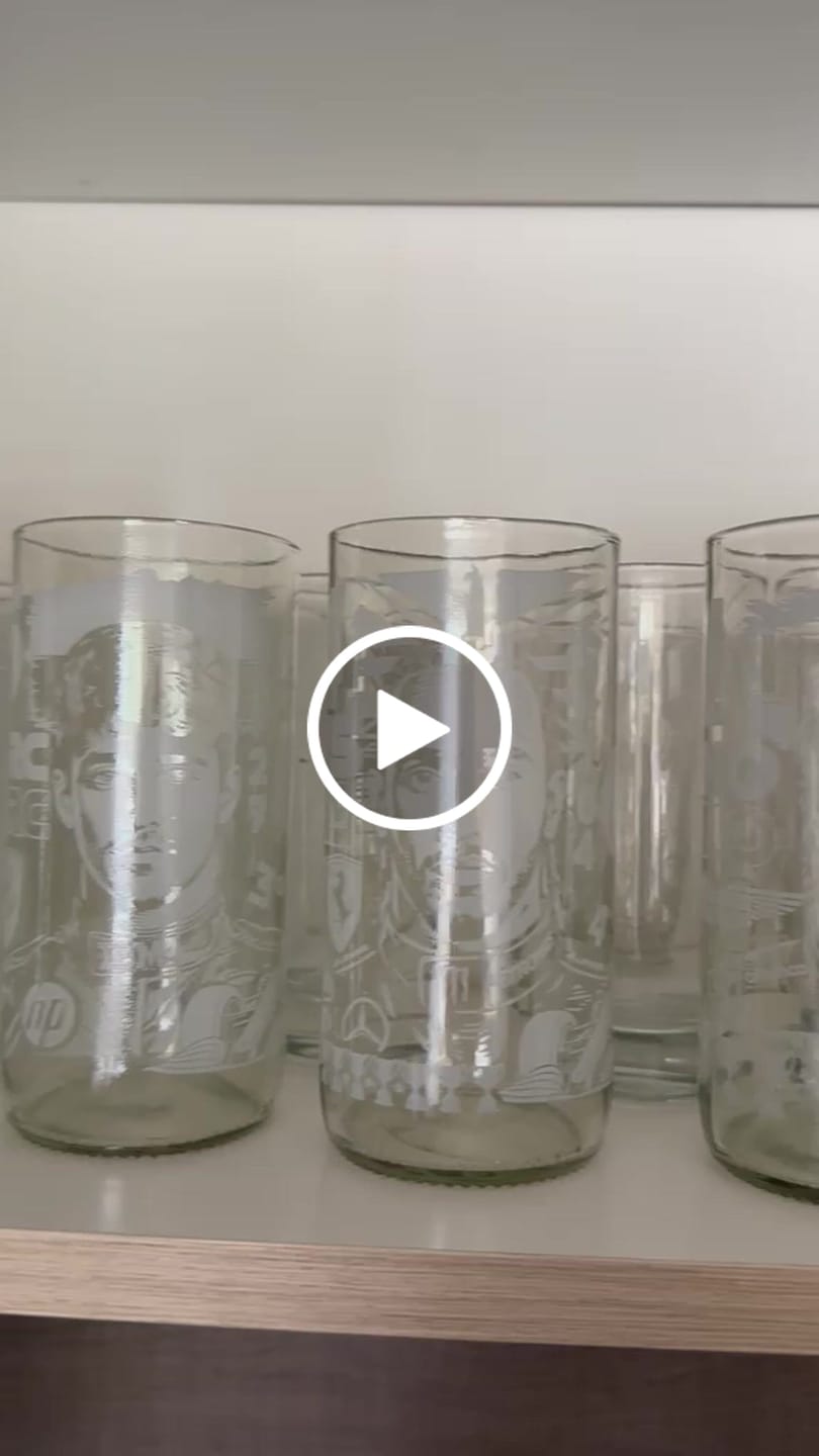 Customer video review of Pole Position - Juego de 6 Vasos