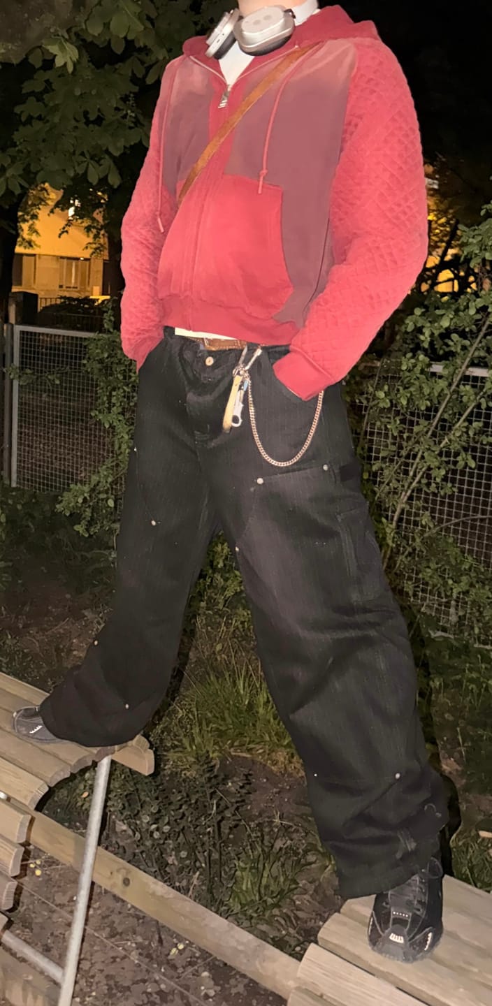 Customer photo review of Hickory Carpenter Pants