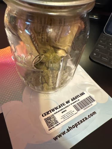 Customer photo review of Granddaddy Purple - 28 Grams - Indica