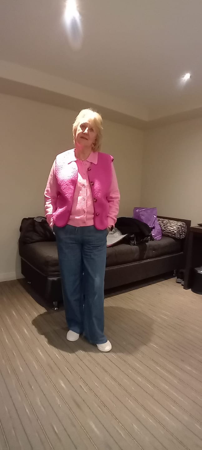 Customer photo review of The Lipstick Edit Gilet by SNOB
