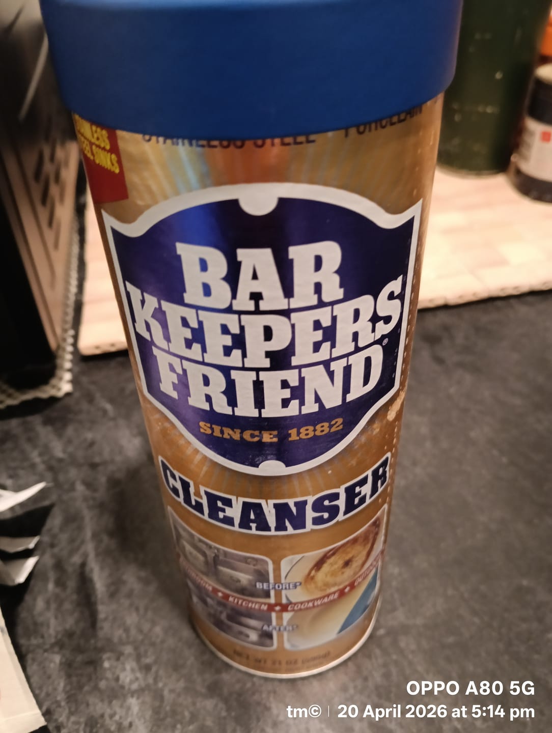 Customer photo review of Bar Keepers Friend Cleanser (Large) 595g 💥 ON SALE NOW