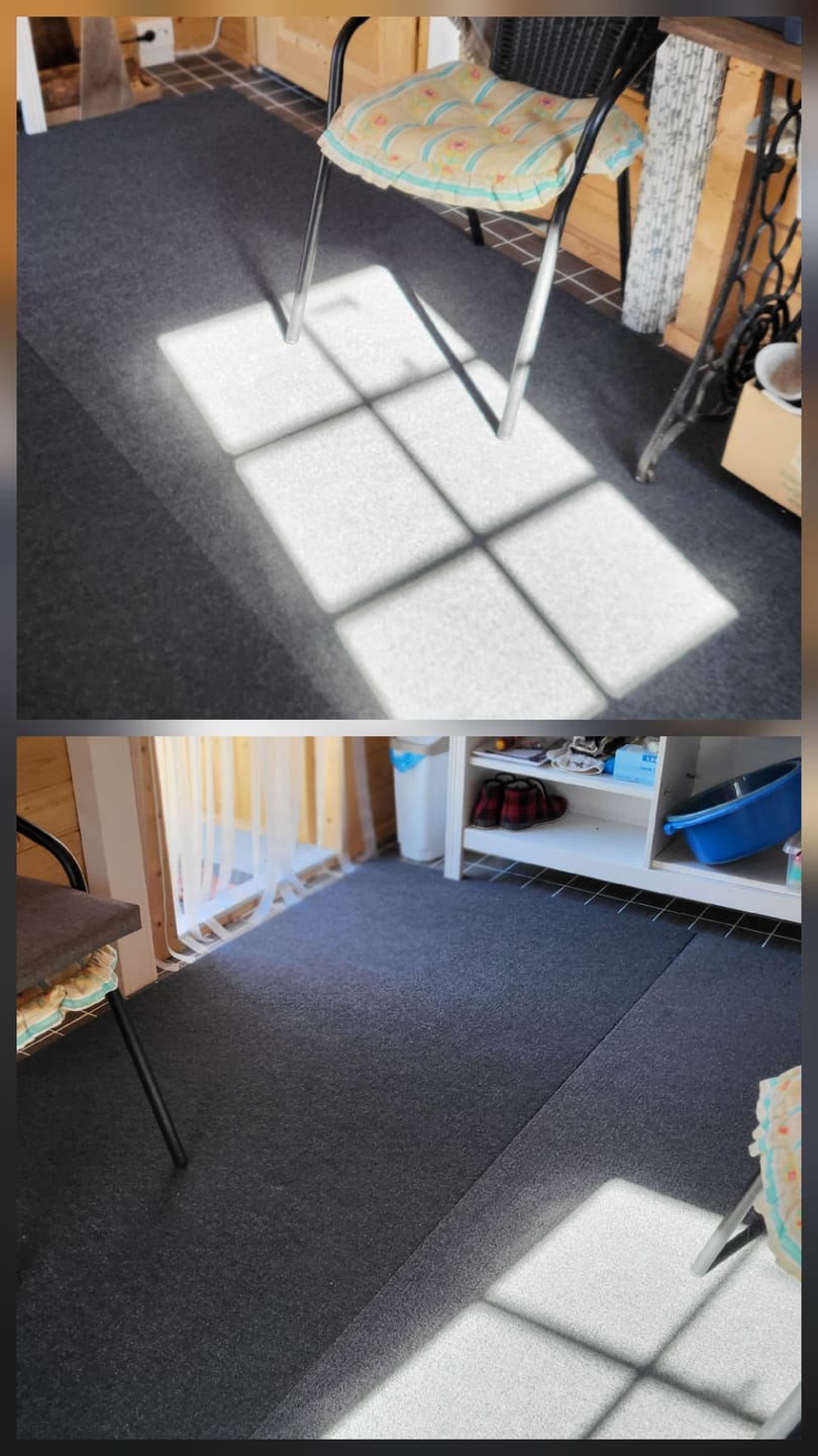 Customer photo review of Dry Step™ Termomatto, mittojesi mukaan leikattu