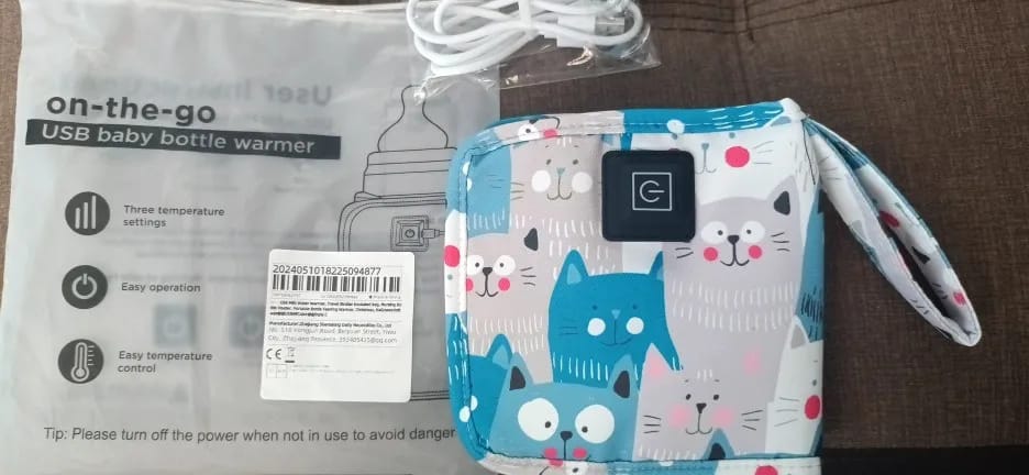 Customer photo review of Calentador de Biberones Portátil USB