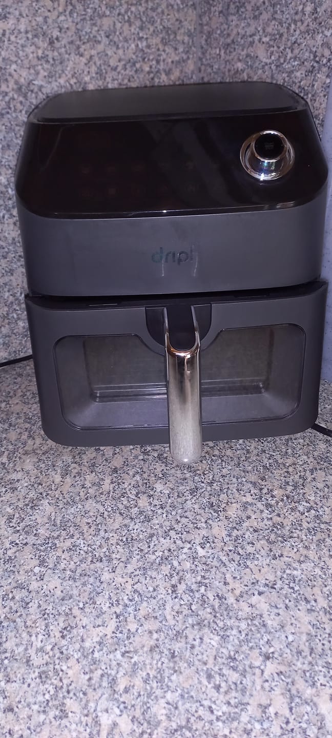 Customer photo review of Dripl Heißluftfritteuse 5,7L mit LCD Touchscreen - Secret Sale