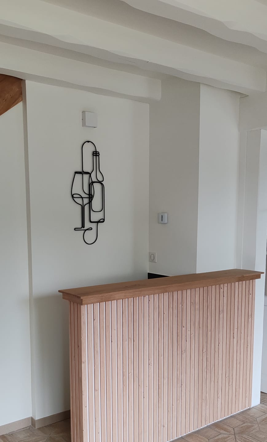 Customer photo review of Décoration Murale en Métal - Thème de vin