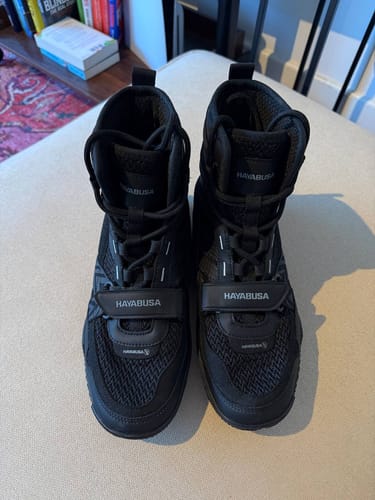 Fotorecensie van een klant over Boksschoenen Hayabusa Strike Black