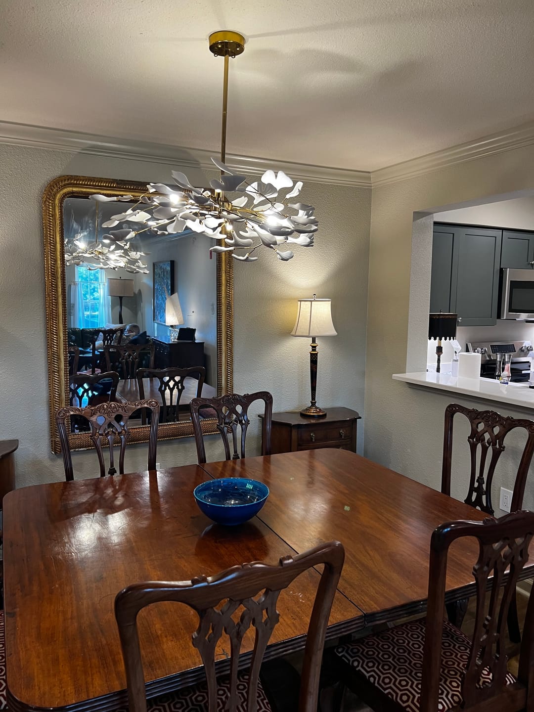Customer photo review of WOMO Gingko Leaf Chandelier-WM2205