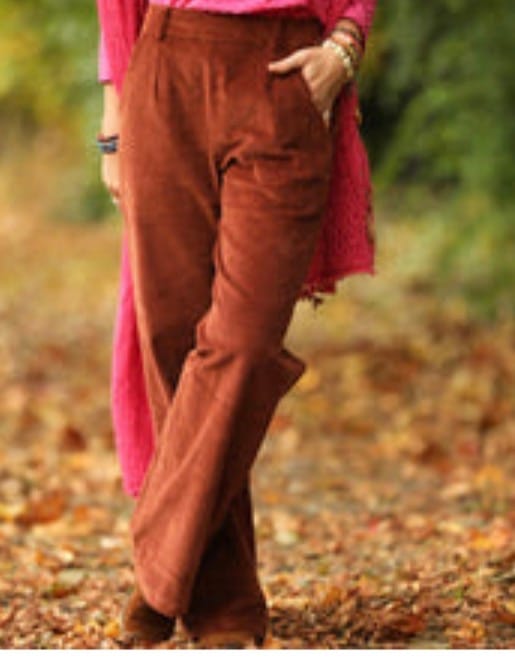 Customer photo review of Pantalon Nestor - Velours côtelé écureuil