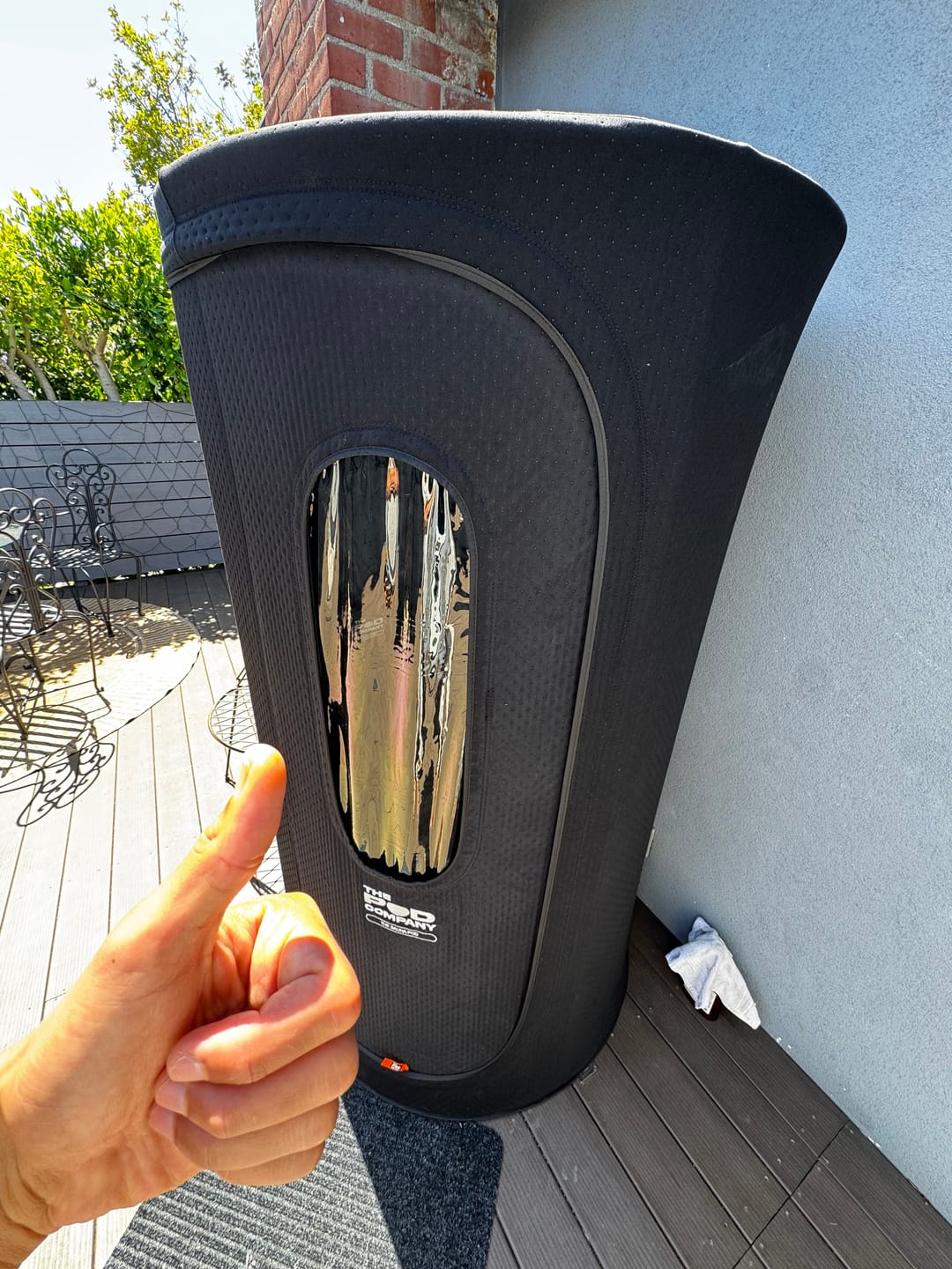 Customer photo review of The Sauna Pod 2.0